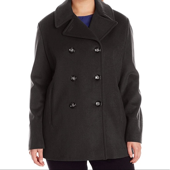 Calvin Klein Jackets & Blazers - CALVIN KLEIN Double-breasted Peacoat NWOT